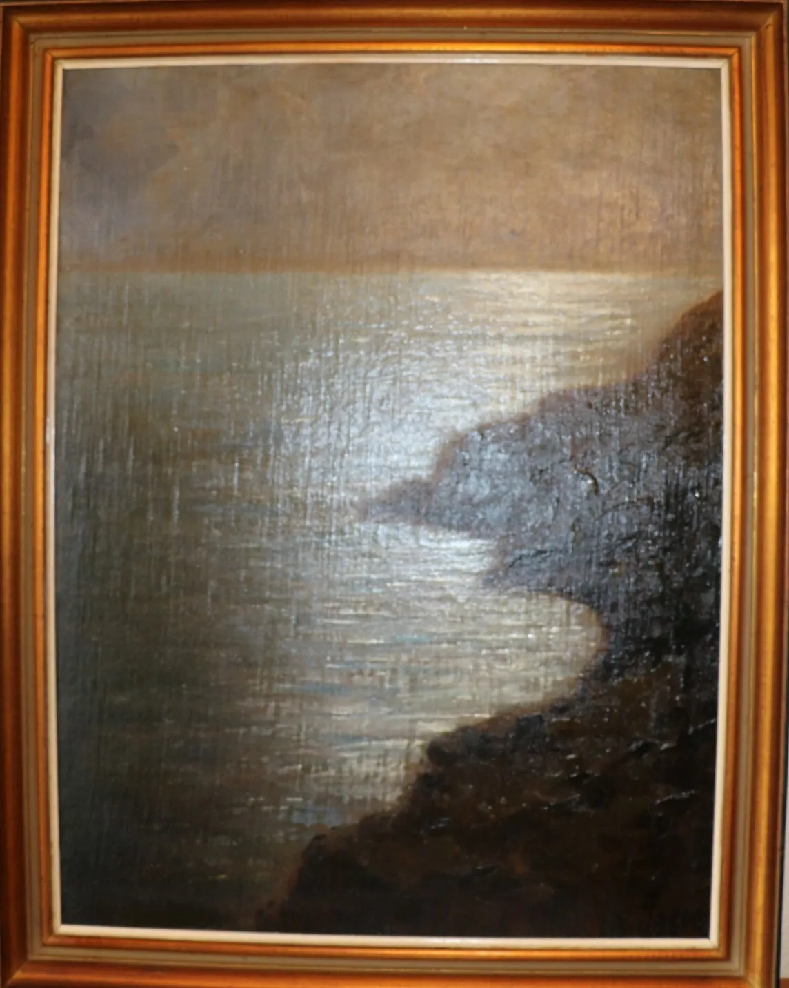 JACOBS Dieudonné (1887-1967), HSP, "Crépuscule sur la Méditerranée", 60 x 50 cm