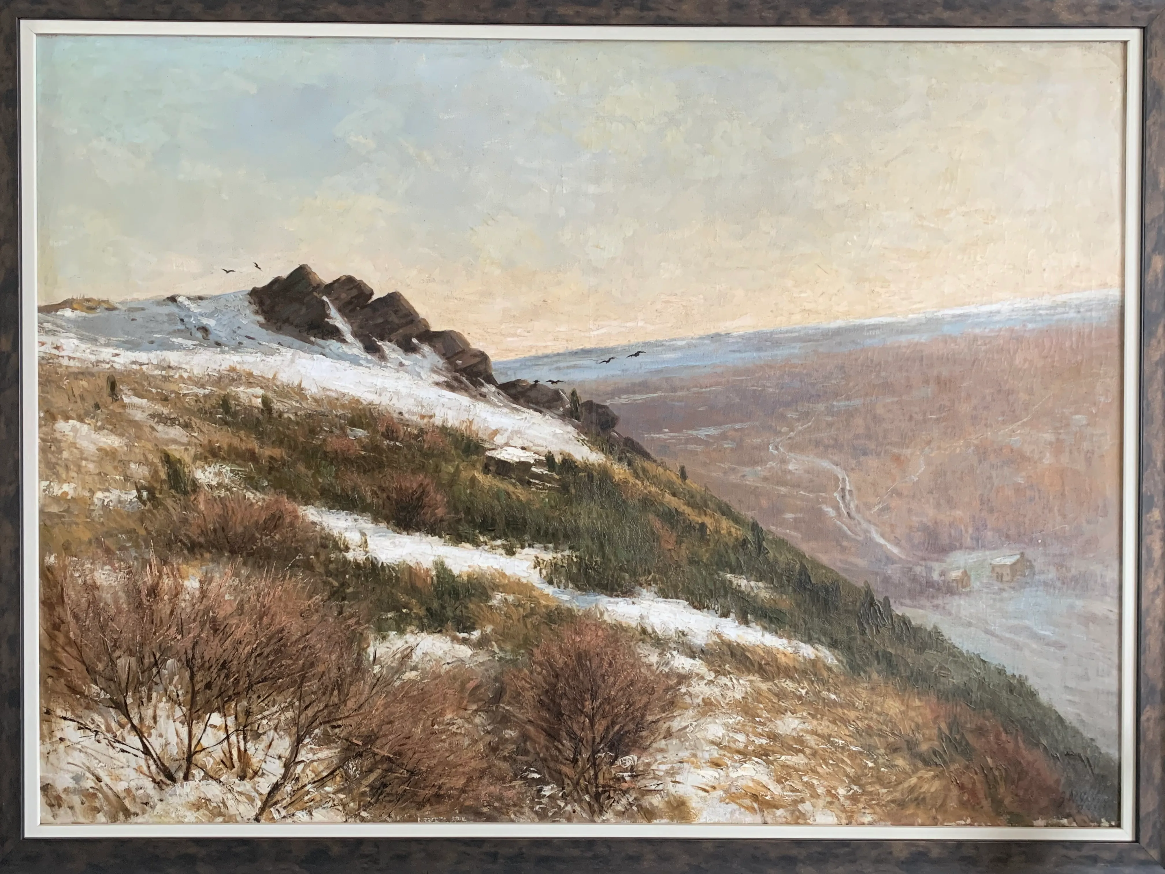 G.A. CREHAY (1844-1936), "Le Mont Tolifaz-Theux", 1895