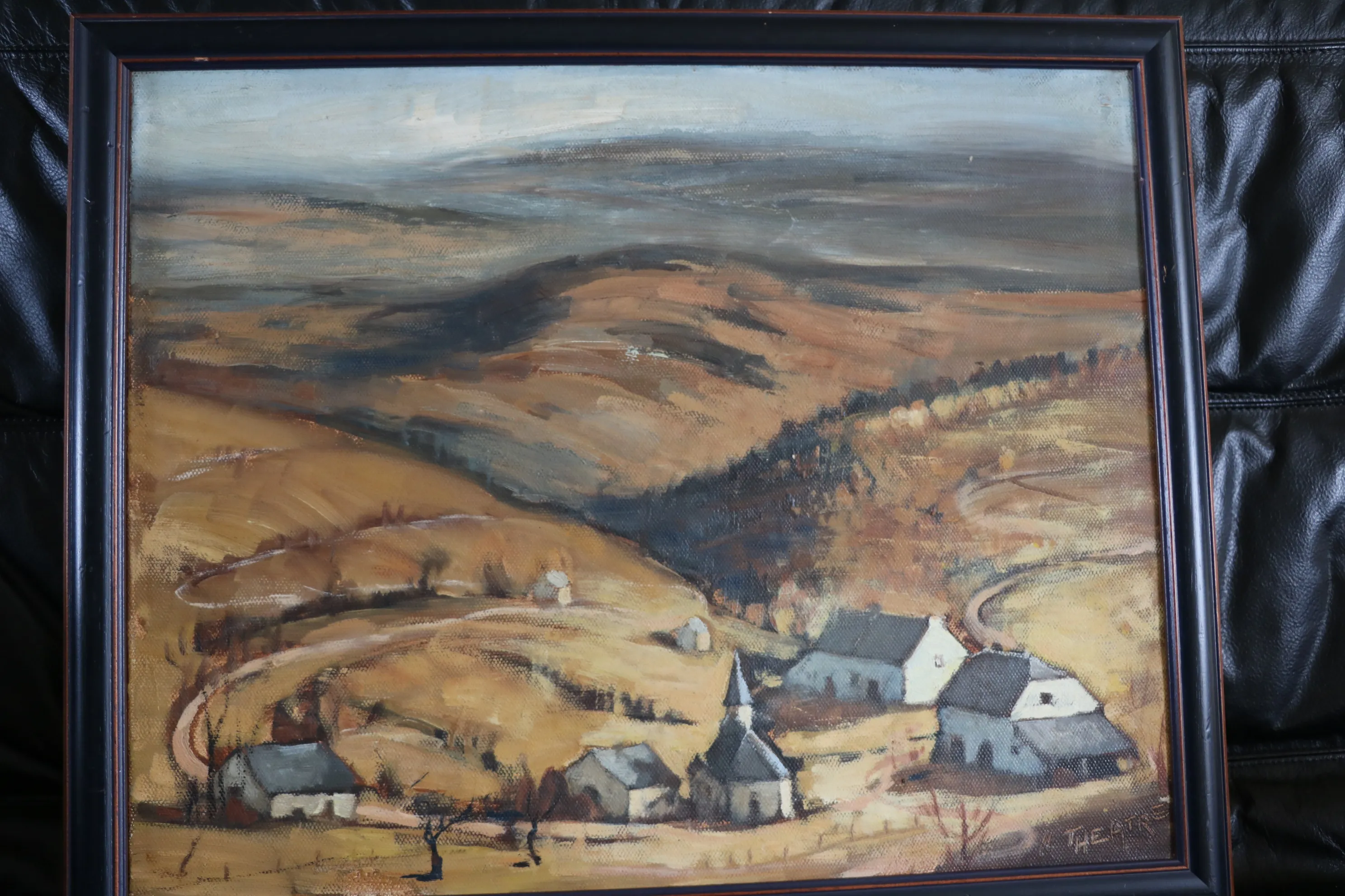 THEATRE Henri (1913-1985), "Panorama près de La Roche", 39 x 49 cm