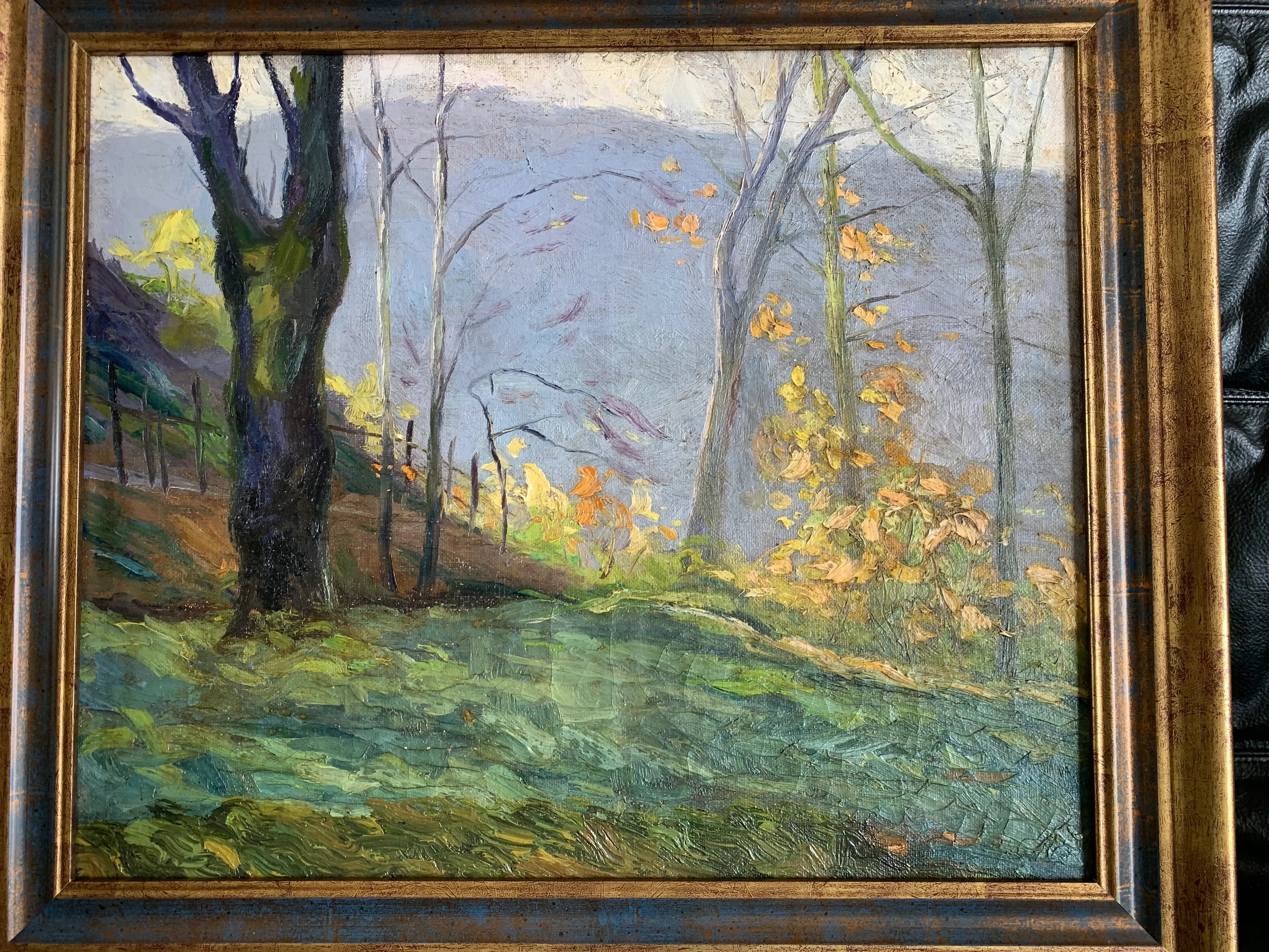 Richard HEINTZ (1871-1929), "Automne à Sy", 1910