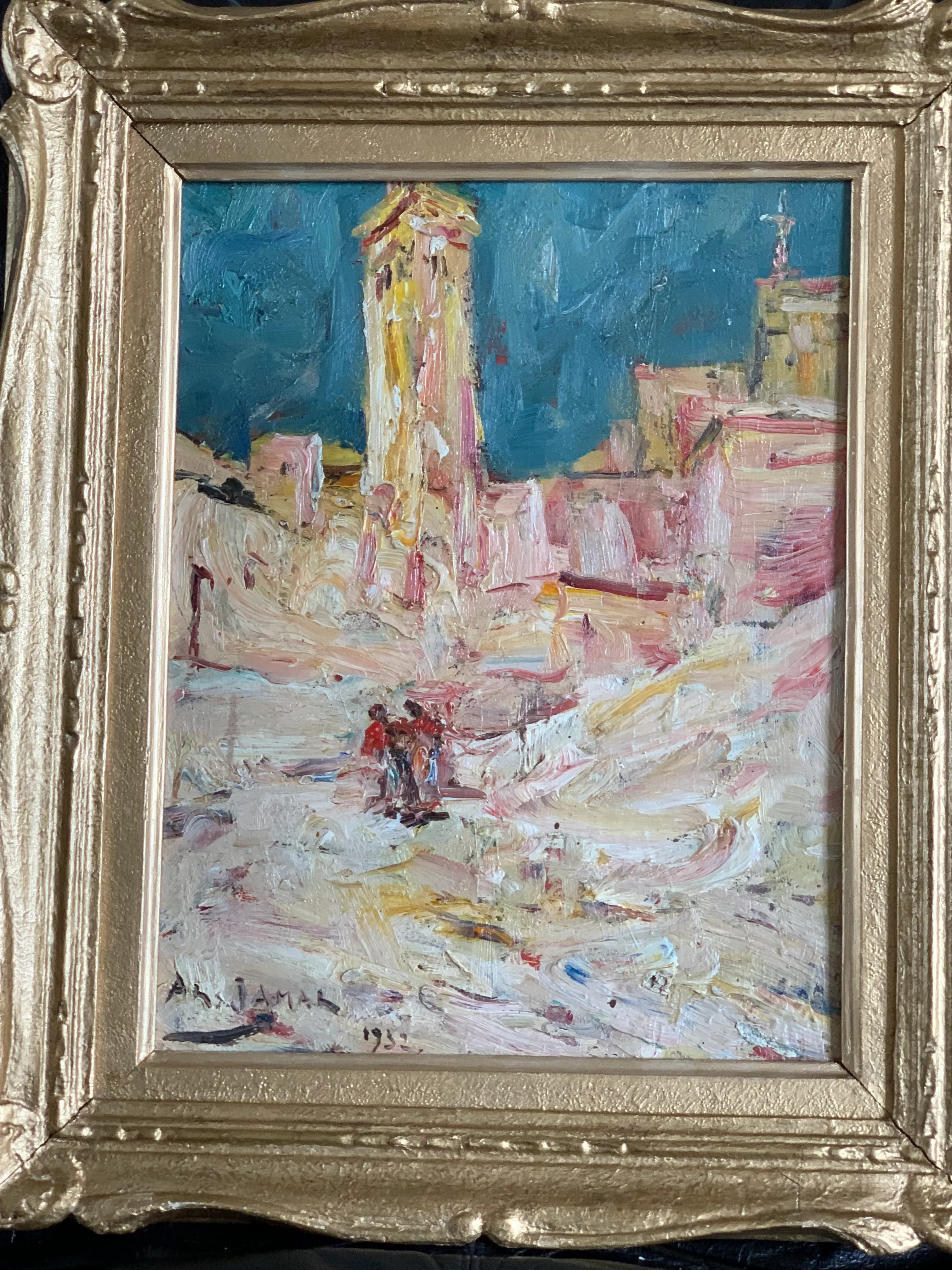 Armand JAMAR (1870-1946), "L'Alcazar-Toledo", 1932