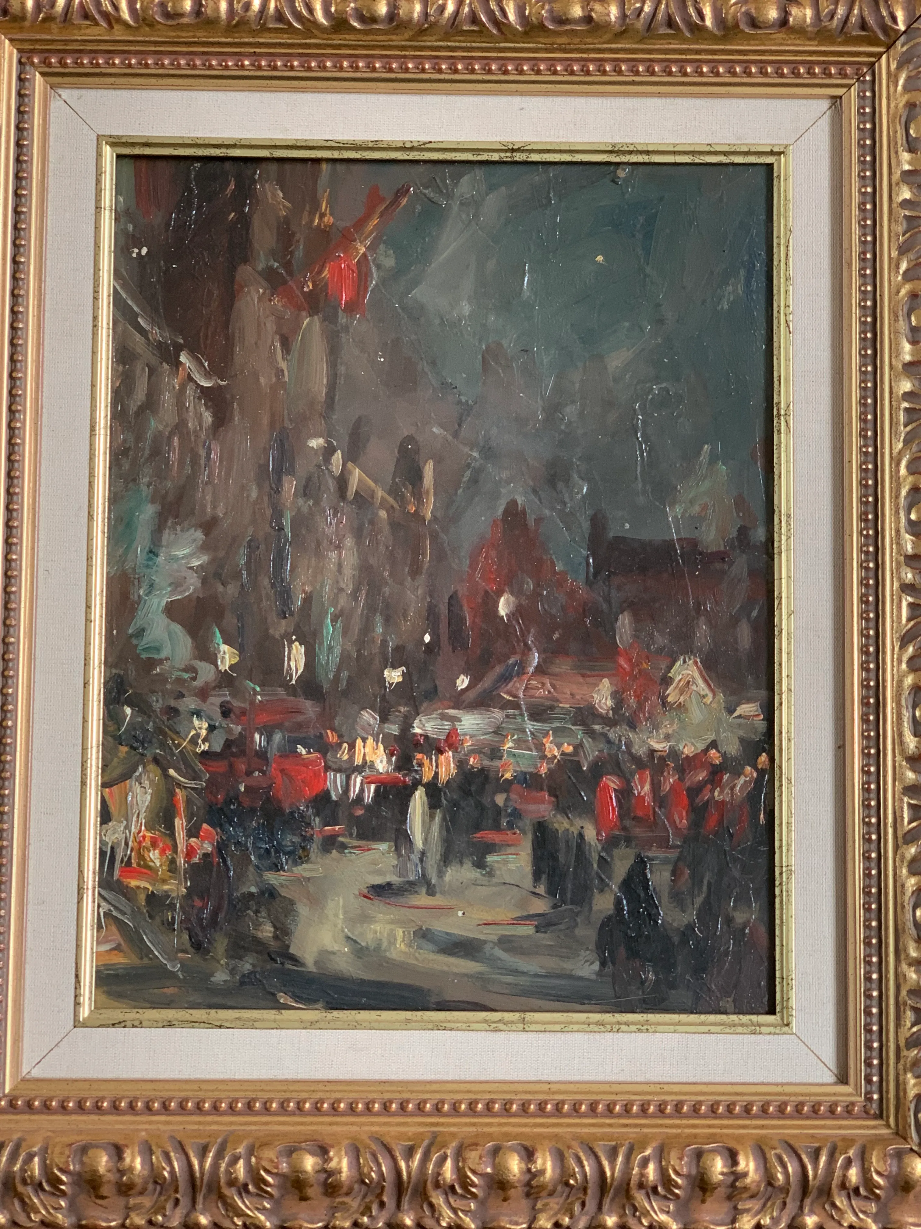 Armand JAMAR (1870-1946), "La procession du Saint-Sang-Bruges"