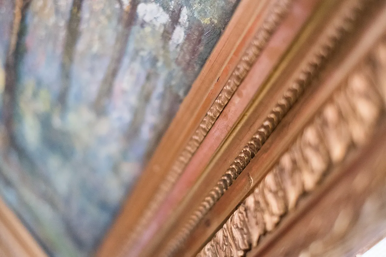 MONTIGNY J., "Paysage à la mare", HSP, 66 x 100 cm — photo 2
