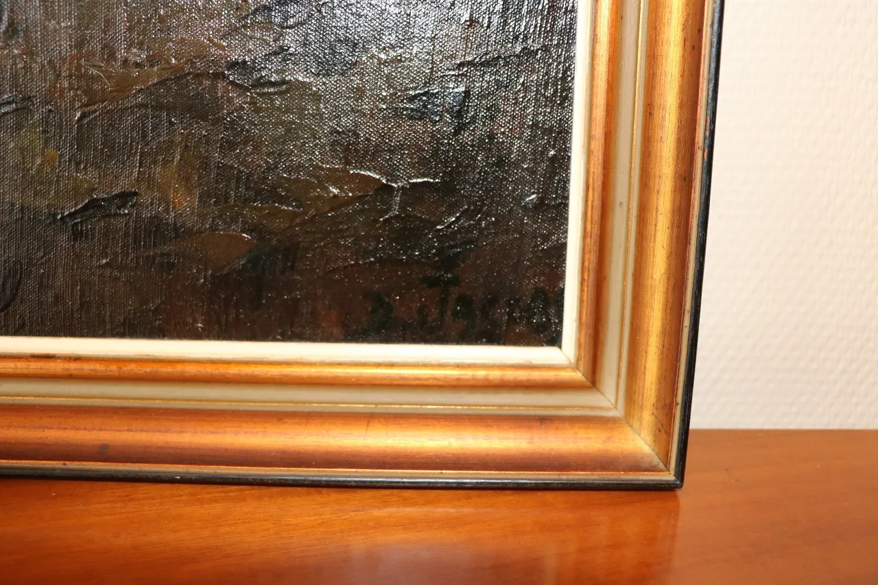 JACOBS Dieudonné (1887-1967), HSP, "Crépuscule sur la Méditerranée", 60 x 50 cm — photo 2