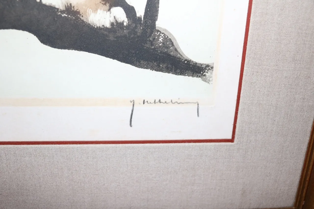 de SAEDELEER Valérius (1867-1942), eau-forte, "Paysage enneigé", 237/350 — photo 3